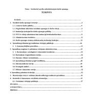 Institucinė sąveika administruojant darbo apsaugą