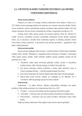 Kaimo turizmo plėtros galimybių analizė 8 puslapis