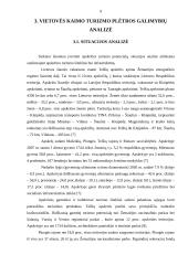 Kaimo turizmo plėtros galimybių analizė 9 puslapis