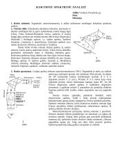 Nežinomos medžiagos spektrinė analizė 