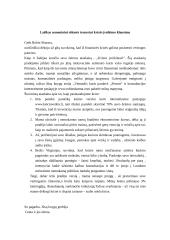 Laiškas sėkmės treneriui krizės įveikimo klausimu