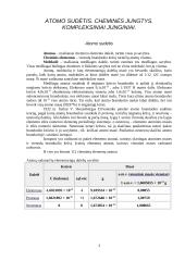 Cheminės jungtys kompleksiniuose junginiuose 3 puslapis