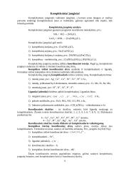 Cheminės jungtys kompleksiniuose junginiuose 6 puslapis