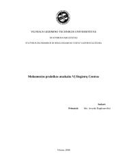 Mokomosios praktikos ataskaita: VĮ Registrų Centras
