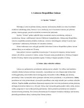 Lietuvos Respublikos (LR) Seimas ir jo funkcijos 2 puslapis