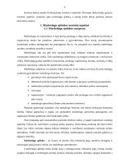 Marketingo aplinka: parduotuvė "Mosaic" 3 puslapis