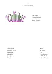 Marketingo planas: kavinė "Coliukė" 2 puslapis