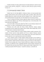 Mastrichto konvergencijos kriterijai ir Europos pinigų sąjunga (EMU) 8 puslapis