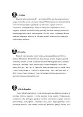 Bluetooth technologijos 2 puslapis