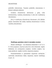 Ekosistemos apibūdinimas 9 puslapis