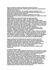 Kompiuterių tinklai, LAN, WAN 4 puslapis