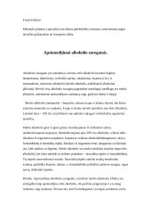 Metanolio ir etanolio neigiamas poveikis žmogaus organizmui 3 puslapis