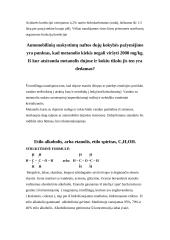Metanolio ir etanolio neigiamas poveikis žmogaus organizmui 6 puslapis