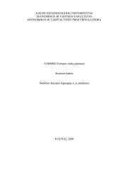 Nedarbas Europos Sąjungoje (ES) ir jo priežastys