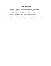 Mokymo proceso etapai 15 puslapis