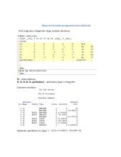 Optimizavimo metodai naudojant SAS programinę įrangą 4 puslapis