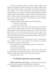 Organizacijos strategija. Jos kūrimo modeliai 20 puslapis