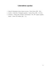 Tyrimo ataskaita: "II klasės mokinių žinių apie veiksmą, būdą ir daiktą reiškiančių žodžių įsisavinimo lygis" 11 puslapis