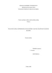 Policijos pajėgų ir priemonių panaudojimo taktika malšinant masines riaušes