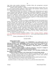 Civilinės teisės praktikos ataskaita: Vilniaus rajono apylinkės teismas 20 puslapis