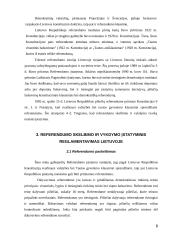 Referendumų teisinis reguliavimas Lietuvoje 8 puslapis