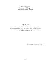 Representations of madness in "Jane Eyre" by Charlotte Bronte