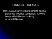 Siuvinėjimo technikų įvairovė tekstilės užduotyse 4 puslapis