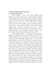 Socialinio pedagogo pagrindinės veiklos sritys 3 puslapis