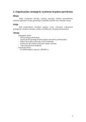 Strateginio vystymo planas: "Laisvalaikio Užimtumo Centras" 9 puslapis