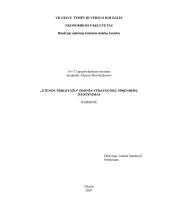 Strateginių planų įvertinimas: AB "Utenos trikotažas"