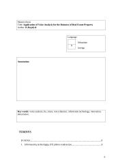 Balso analizės pritaikymas nekilnojamo turto verslui 6 puslapis