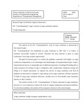 Krovinių terminalo veiklos analizė: krovinių transportavimas UAB "Transekspedicija" 4 puslapis
