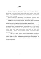 Personalo valdymo reglamentavimas