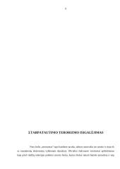 Terorizmo apraiškos. Terorizmo priežastys 6 puslapis