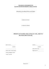 Prekės gyvavimo ciklas pagal įmonės pelningumo analizę: UAB "Jakuta" 2 puslapis