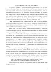 The image of love and death in E. Hemingway’s "For whom the bell tolls" 5 puslapis