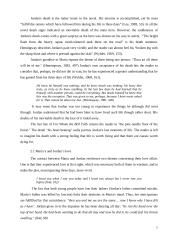 The image of love and death in E. Hemingway’s "For whom the bell tolls" 7 puslapis