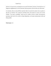 Over-protective parents are harmful for their children 2 puslapis