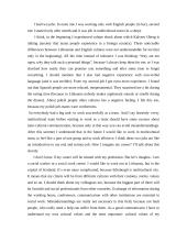 The role of inter-cultural communications for my career in the 21st century 3 puslapis