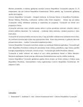 LR Vyriausybės formavimas bei jos įgaliojimai ir kompetencija  8 puslapis
