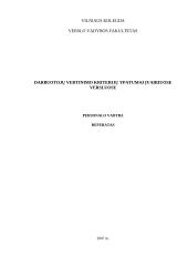 Darbuotojų vertinimo (atestavimo)  kriterijų ypatumai Įvairiuose versluose