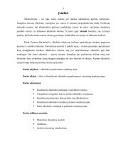 Alkoholio samprata ir poveikis organizmui 2 puslapis