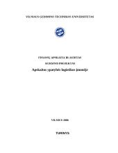 Apskaitos ypatybės logistikos įmonėje