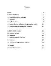 Apskaitos proceso organizavimas ir finansinė analizė: AB "Autora" 2 puslapis