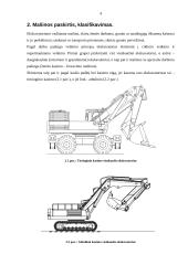 Vienkaušis kasimo ekskavatorius 3 puslapis