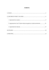 Argumentavimas 6 klasėje