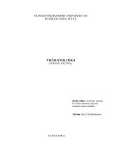 Viešosios politikos sąvokos ir struktūra 9 puslapis