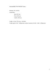 Automobilis VW PASSAT 2 puslapis