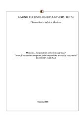 Ekonominio saugumo įtaka tarptautinės prekybos vystymuisi