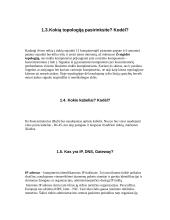 Kompiuterinių tinklų projektavimas ir diegimas 4 puslapis